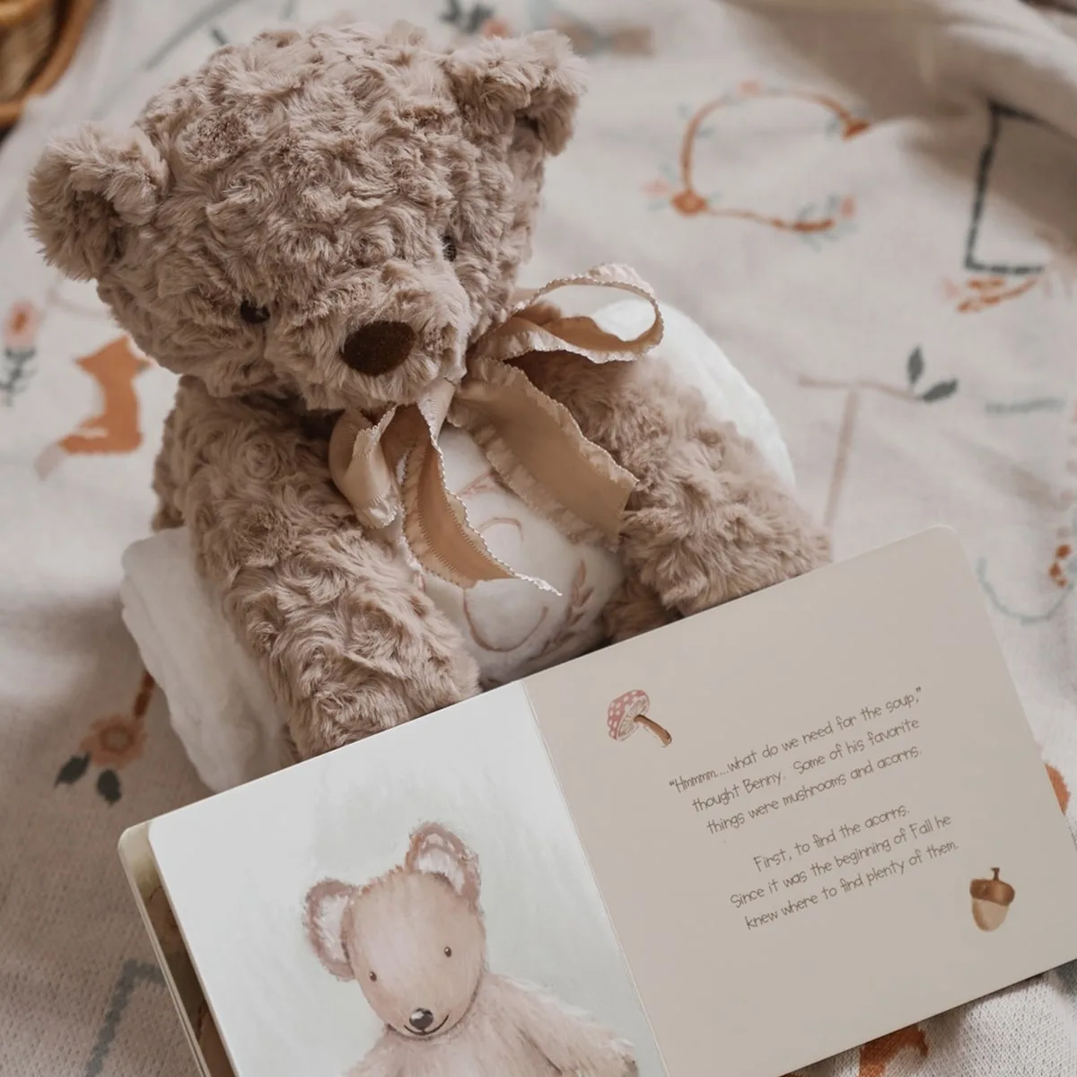 Plush Bear Baby Stuffed Toy - Görsel 2